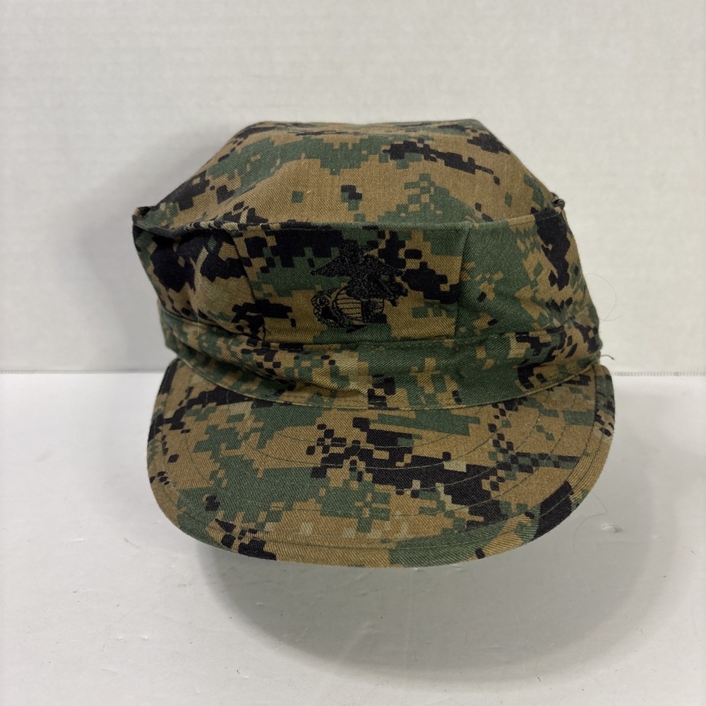 USMC MARPAT Woodland Garrison Cover Medium Sekri Industries Digital Camo Hat
